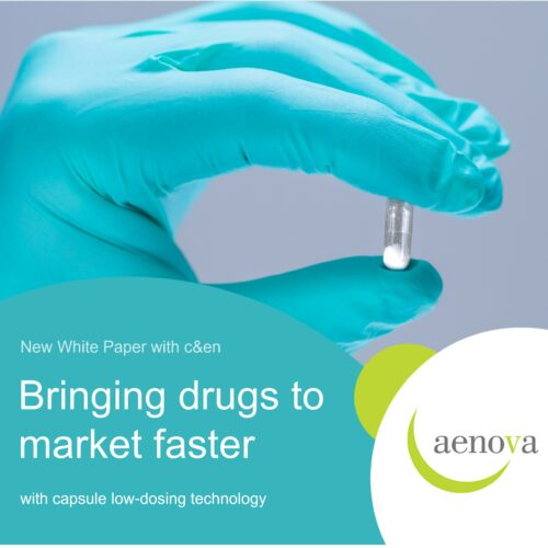 New white paper from Aenova: "Faster time to market for pharmaceuticals using capsule low-dosing technology"