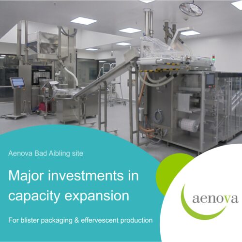 Aenova invests in packaging and production at its Bad Aibling site