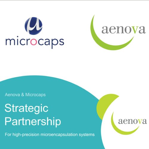 Kommerzielle Produktion für hochpräzise Mikroverkapselungssysteme: Aenova und Microcaps gehen strategische Partnerschaft ein
