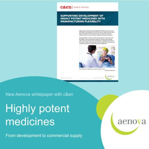 New Aenova white paper in cooperation with c&en on "Development of highly potent medicines”