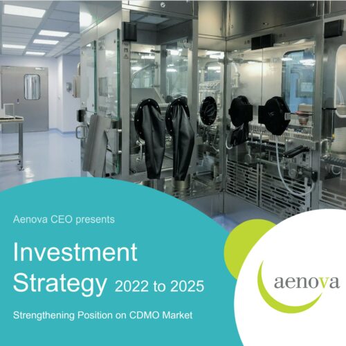 Aenova stellt Investitionsstrategie 2022 bis 2025 vor