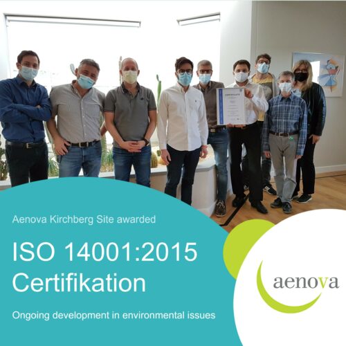 Aenova site Kirchberg in Switzerland introduces comprehensive ISO environmental management system