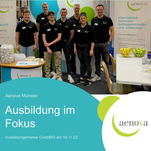 Training is important to us: Aenova Münster at CoeMBO 2022